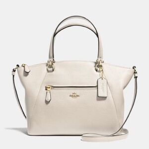 Coach Prairie Satchel Bag in White